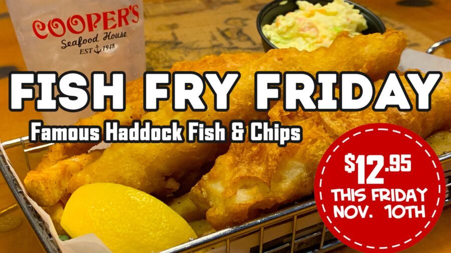 Fish Friday at Cooper’s – 12.95 Fish & Chips – One Day On…
